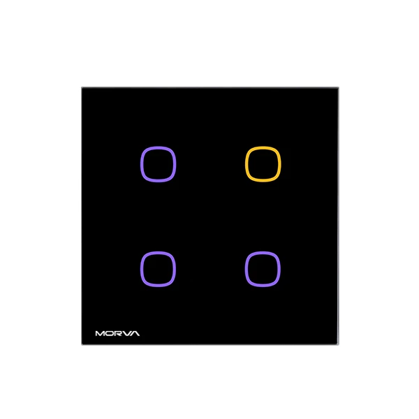 عکس شماره 7 : کلید لمسی هوشمند چهار پل مٌروا مدل js