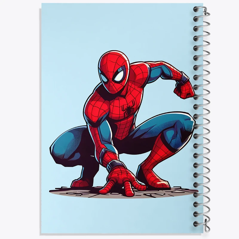 دفتر مشق 50 برگ خندالو طرح مرد عنکبوتی (Spider Man) کد F7613