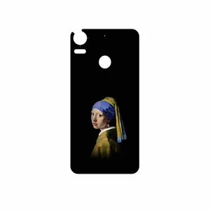 MAHOOT Girl with a Pearl Earring of Vermeer Cover Sticker for HTC Desire 10 Pro