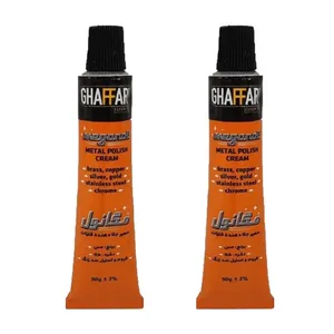 خمیر جلا دهنده فلزات غفاری مدل مگانول وزن 50 گرم بسته 2 عددی