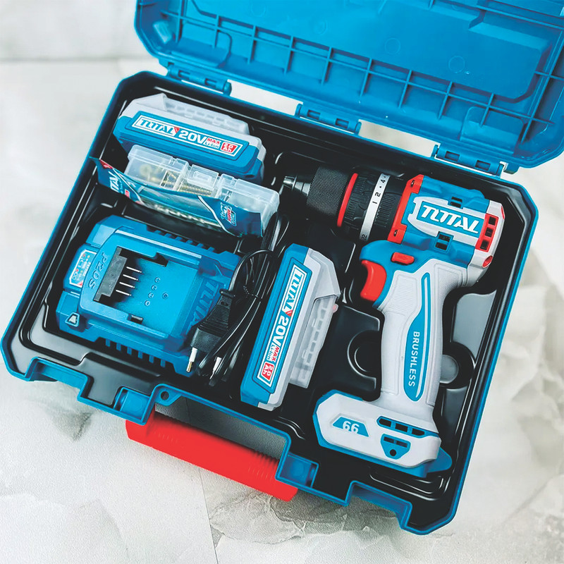 پیچ گوشتی شارژی 20 ولت توتال مدل TDLI20668-66N.M