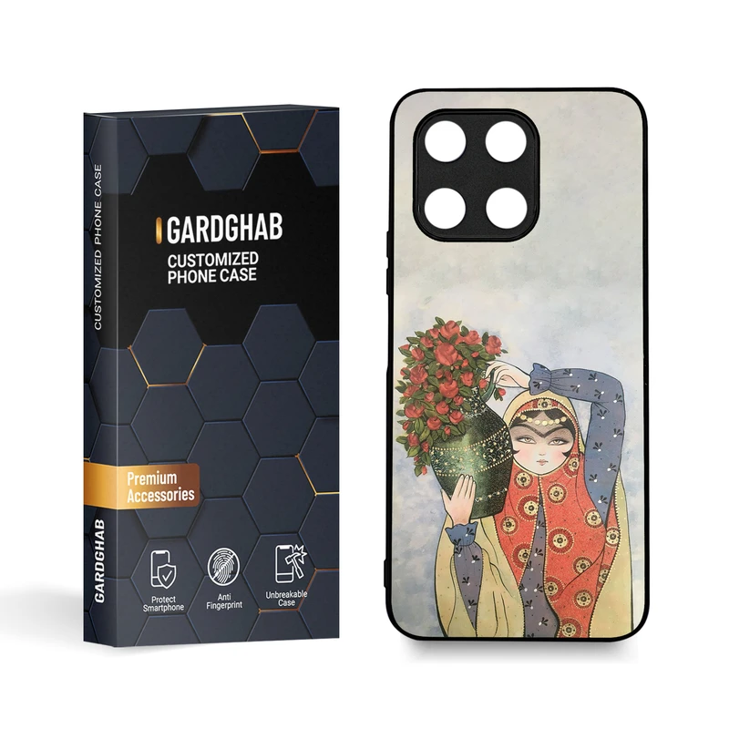 کاور گارد قاب مدل دخترانه مناسب برای گوشی موبایل آنر X6A