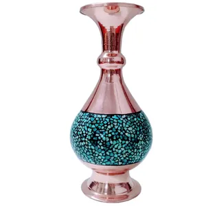 گلدان فیروزه کوبی مدل صراحی