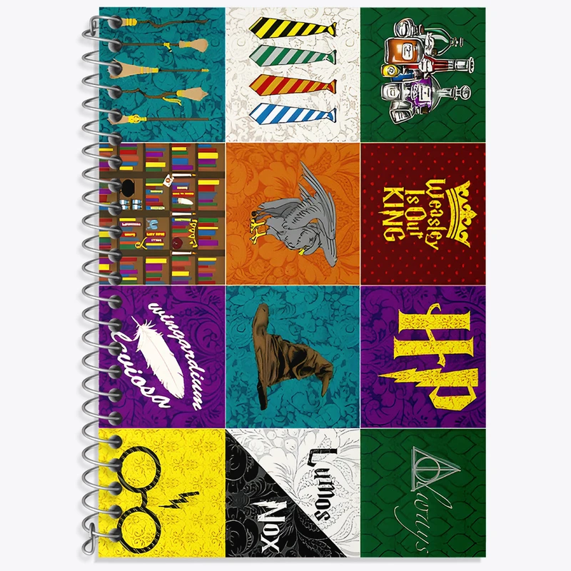دفتر نت موسیقی 50 برگ خندالو طرح هری پاتر (Harry Potter) کد N3148