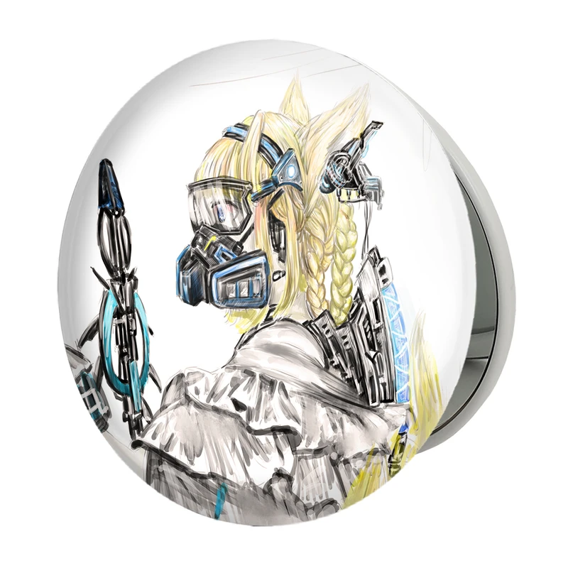 آینه جیبی خندالو طرح بازی دد اسپیس (Dead Space) مدل تاشو کد 35035