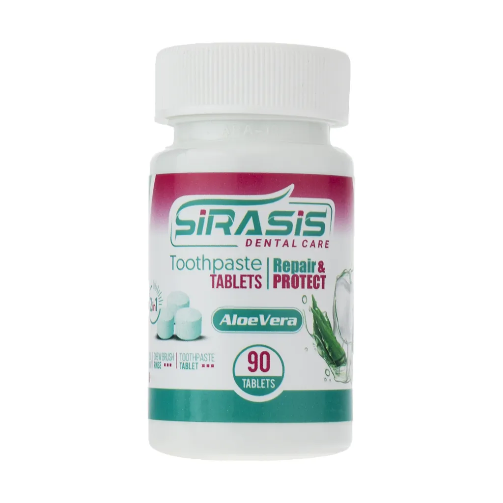 قرص دهان شویه و خمیر دندان سیراسیس مدل 03 بسته 90 عددی