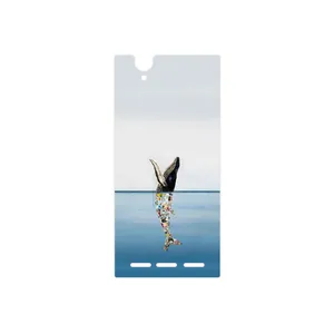 MAHOOT Collage of Sea Trash Cover Sticker for Sony Xperia T2 Ultra