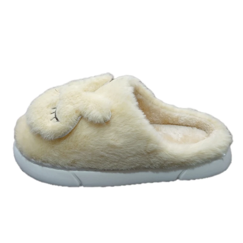 دمپایی حوله‌ای مدل پولیشی طرح خرگوش