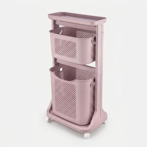 سبد رخت چرک لیمون مدل 2 طبقه کد RM48