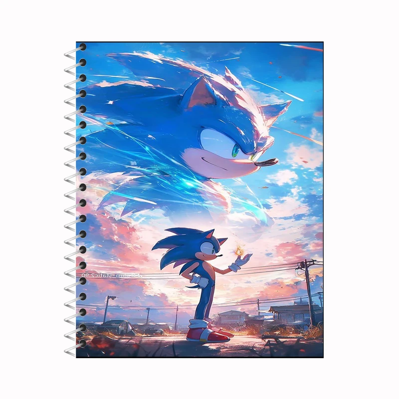 دفتر نقاشی 60 برگ طرح سونیک کد 001