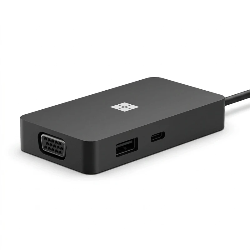مبدل USB-C به HDMI / VGA / LAN / USB-C / USB-A مایکروسافت مدل Travel Hub