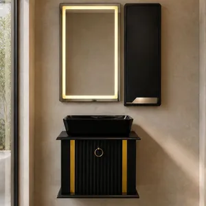 ست کابینت و روشویی مدل کلاسیک به همراه اینه و باکس