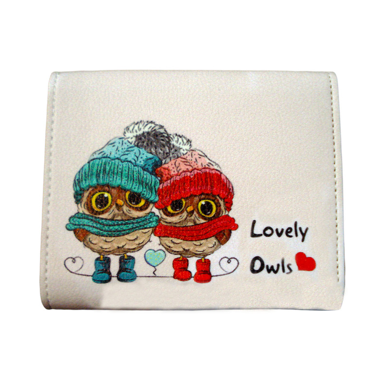 کیف پول مدل lovely owls کد 1014