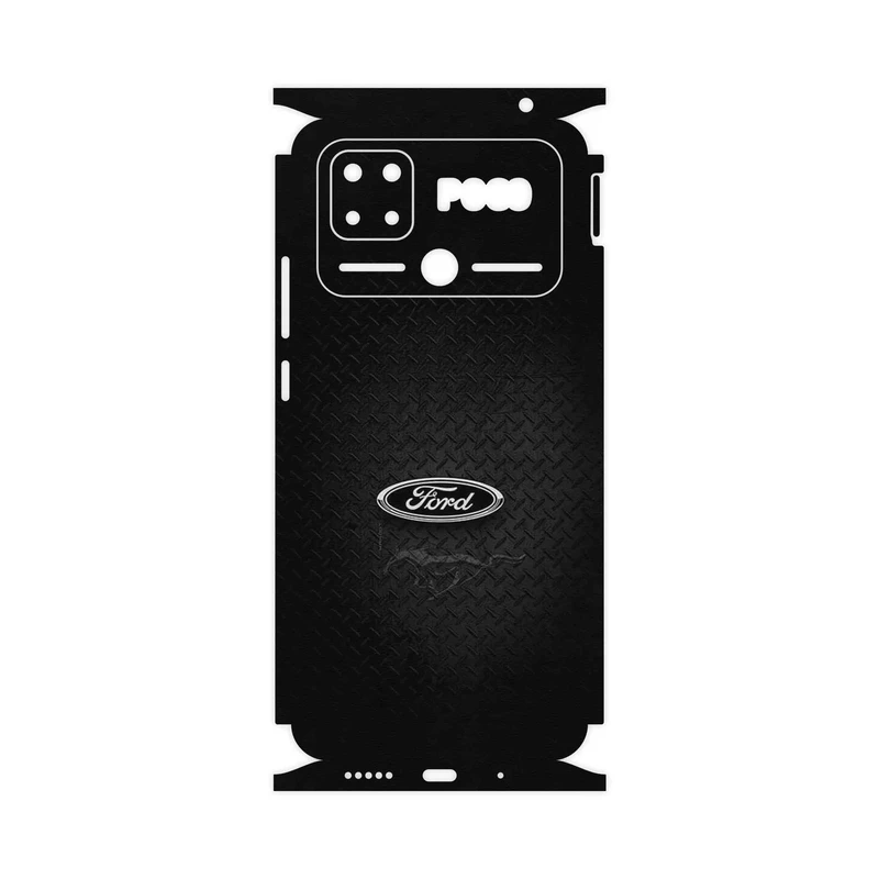 برچسب پوششی ماهوت مدل Ford_Motor-FullSkin مناسب برای گوشی موبایل شیائومی Poco C40