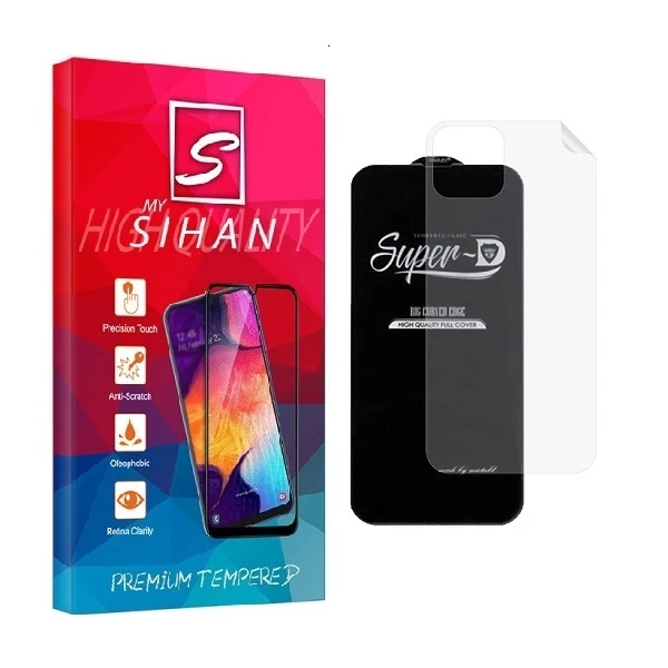 محافظ صفحه نمایش مای سیحان مدل 2SN- مناسب برای گوشی موبایل اپل iPhone 12 Pro Max به همراه محافظ پشت گوشی