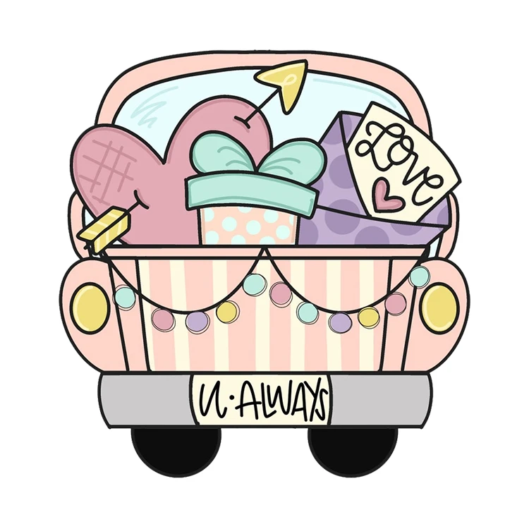 استیکر پارچه و لباس پاد آفرین مدل کارتونی کد S758