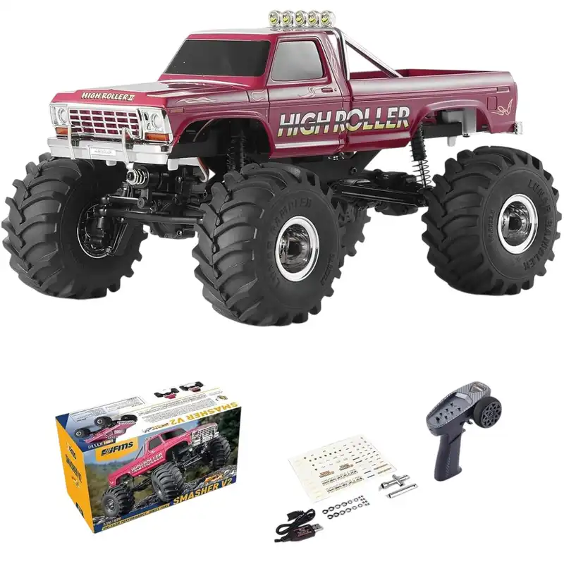 ماشین بازی کنترلی اف ام اس مدل آفرود طرح SMASHER V2