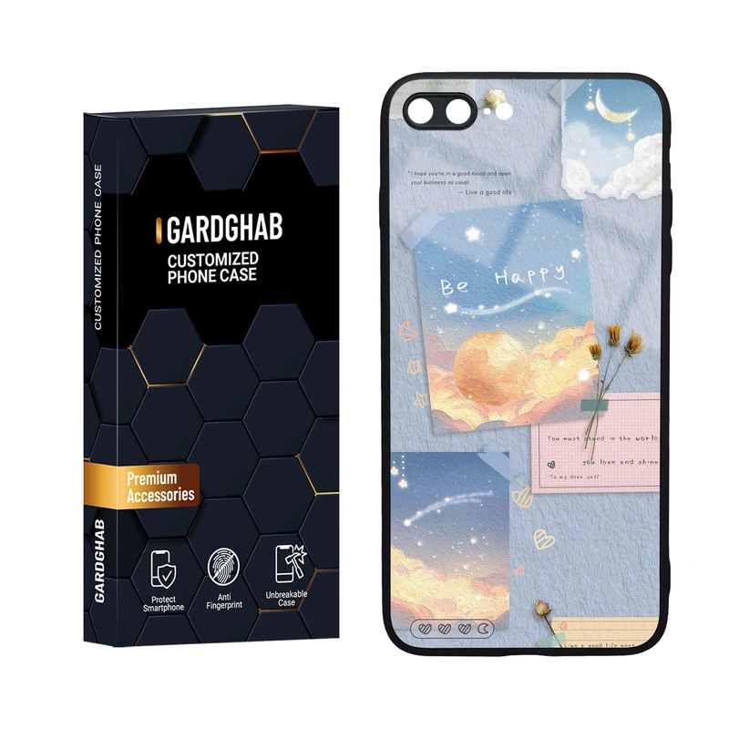 کاور گارد قاب مدل دورژله ای فانتزی مناسب برای گوشی موبایل اپل iPhone 7 Plus / 8 plus