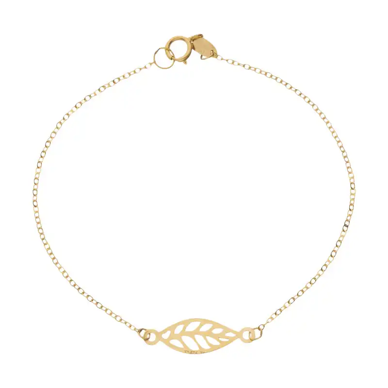 دستبند طلا زنانه 18 عيار الن نار مدل ELN1334