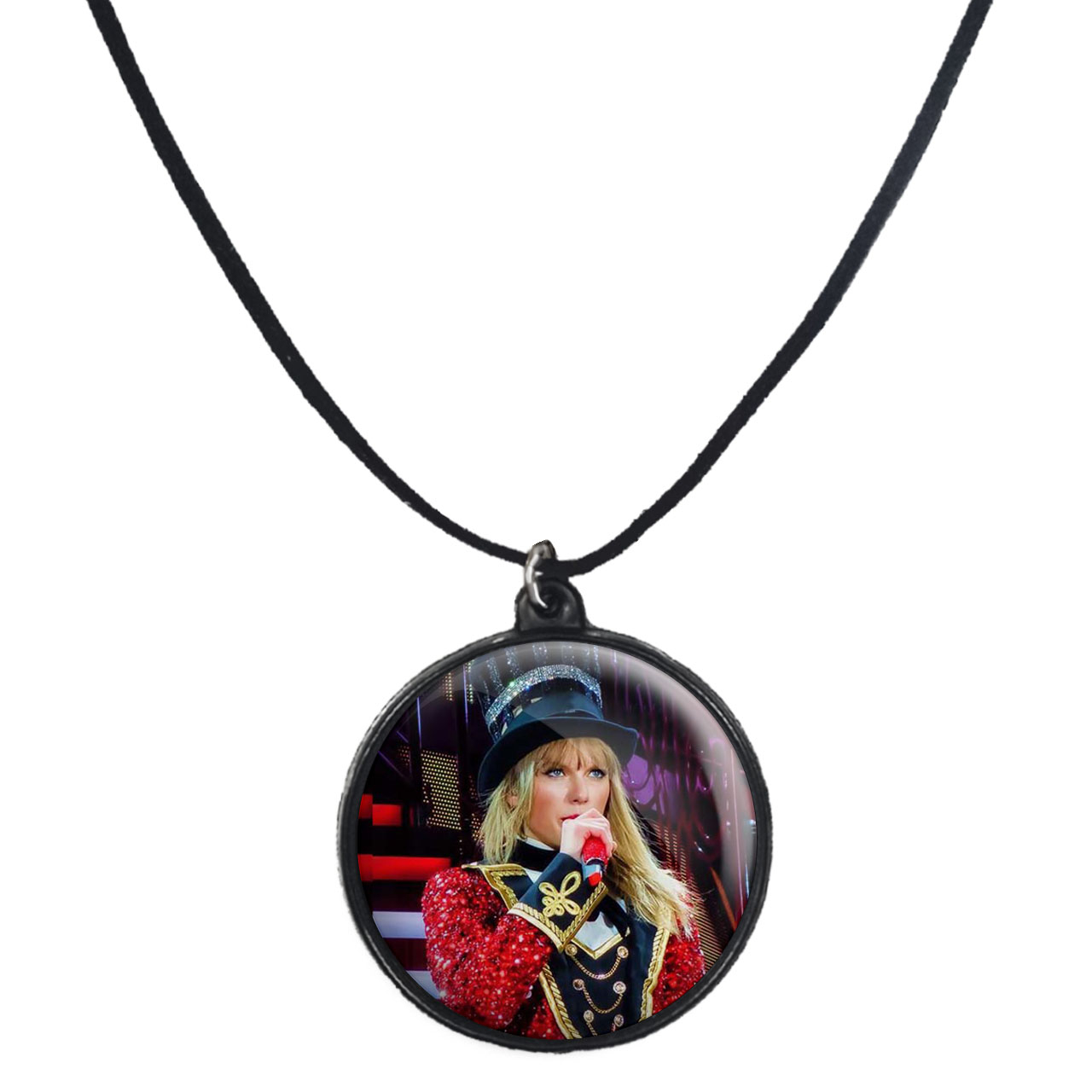 گردنبند پرمانه طرح تیلور سویفت کد pmb.2843 مدل دو طرفه