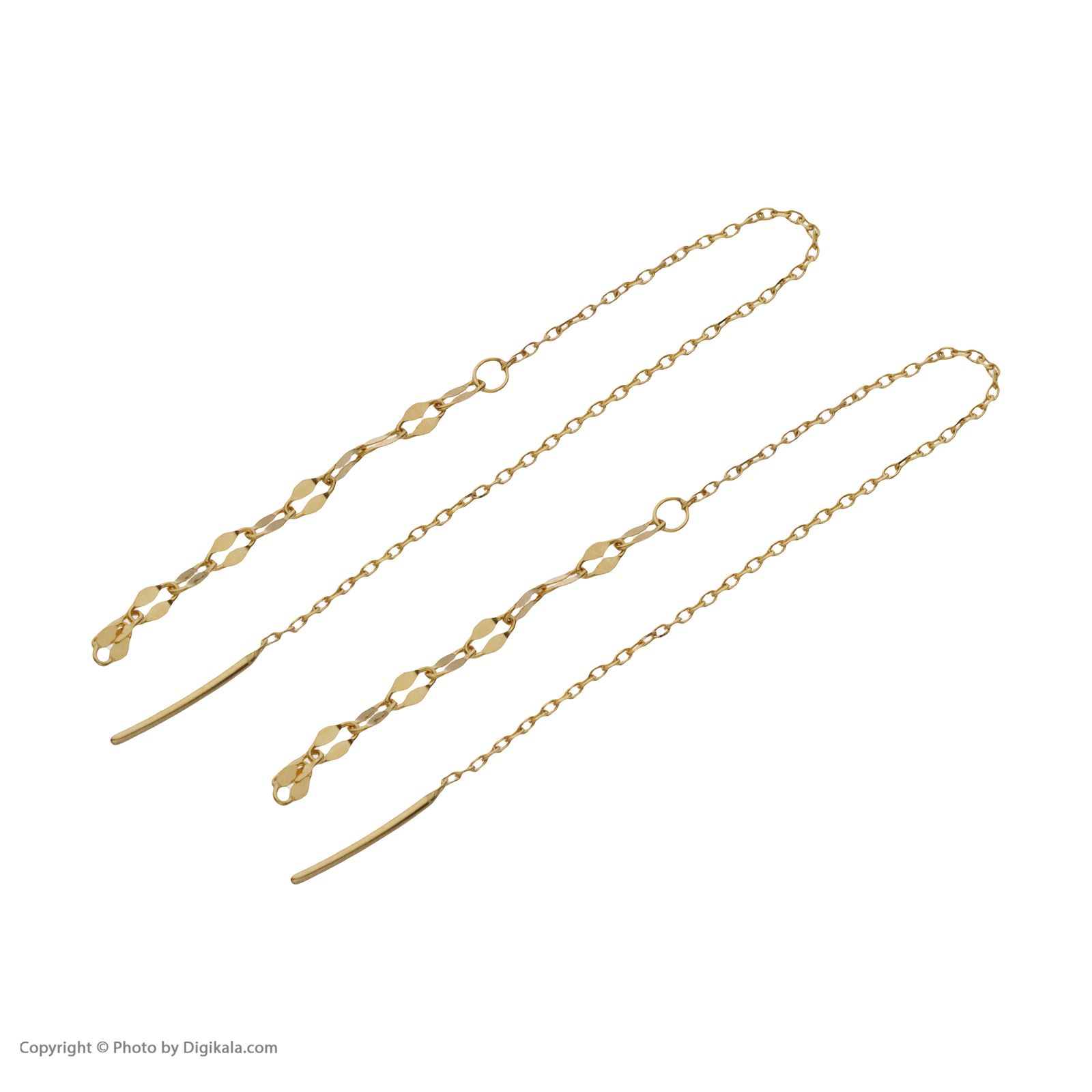 گوشواره طلا 18 عیار زنانه مایا ماهک مدل ME1060 -  - 2