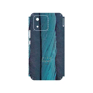 MAHOOT Turquoise feathers Cover Sticker for Honor X5