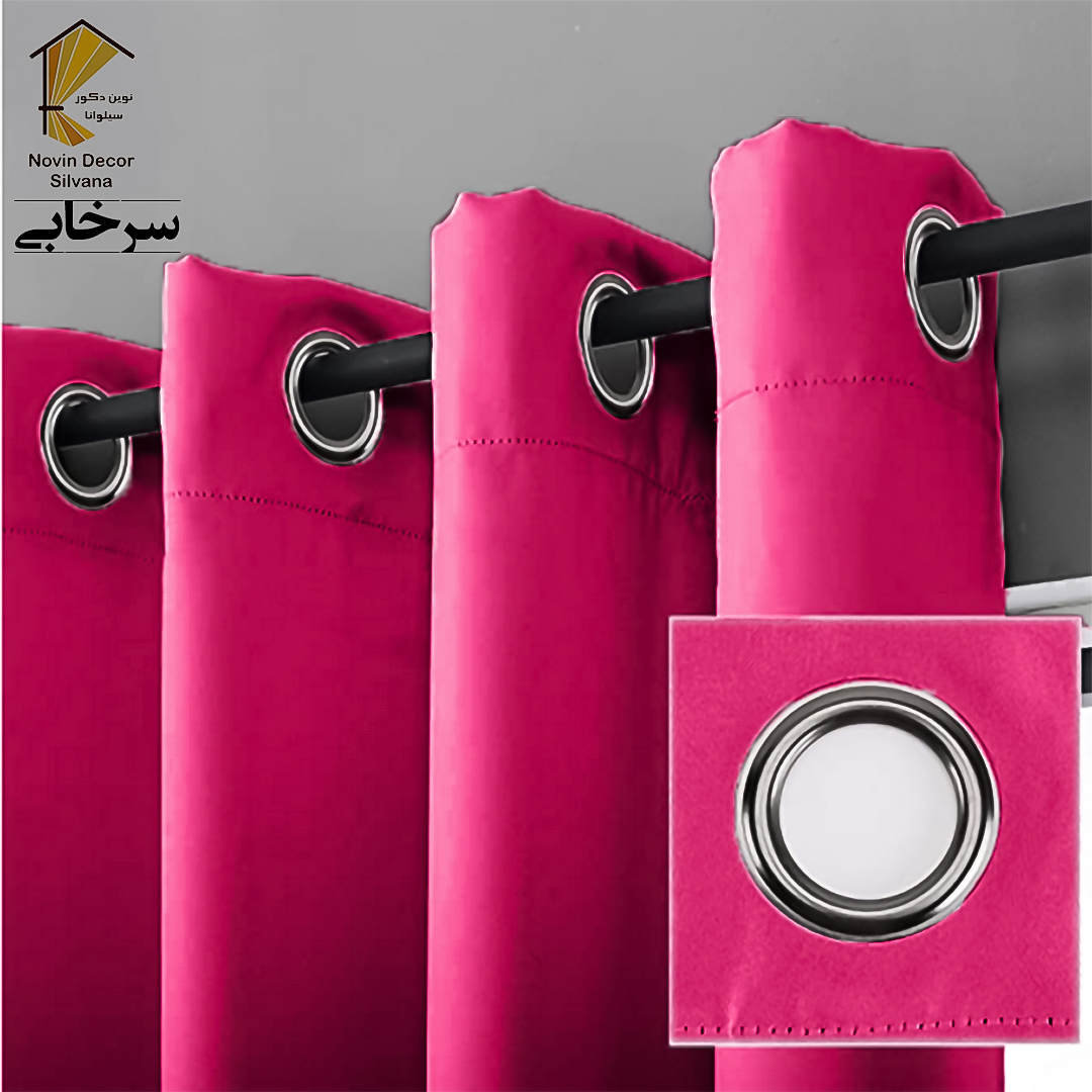 پرده نوین دکور سیلوانا مدل کتان NY31 سایز 280 × 140 سانتی متر
