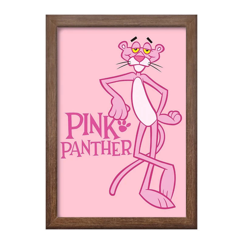 تابلو خندالو طرح پلنگ صورتی Pink Panther  کد 1397