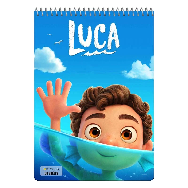 دفتر نقاشی 50 برگ سیمی کارنیکا طرح  Luca کد 91705