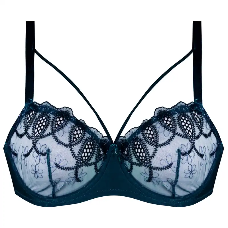 سوتین زنانه کارنا رز مدل فنردار کد 3377-15 رنگ کله غازی