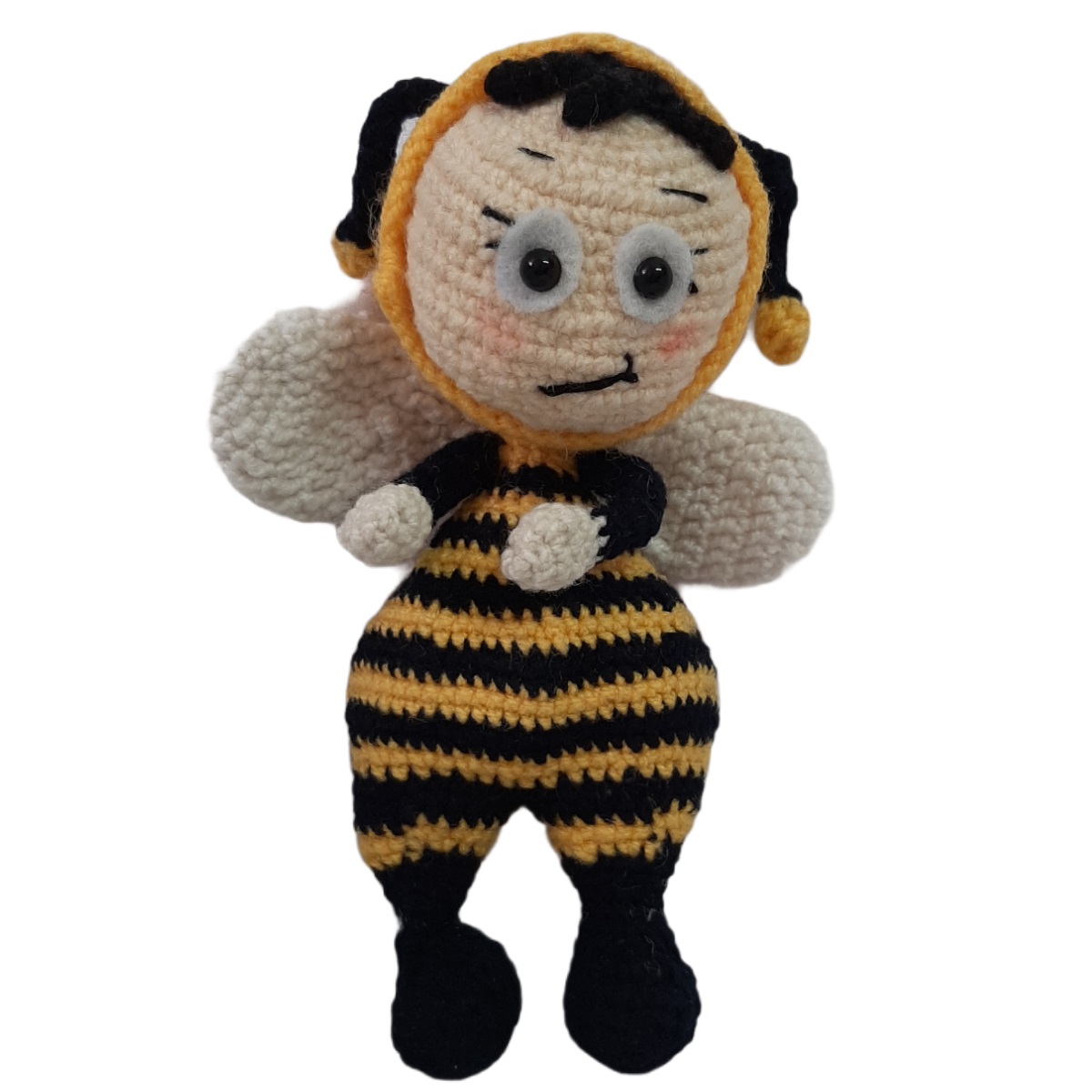عروسک بافتنی مدل زنبور عسل