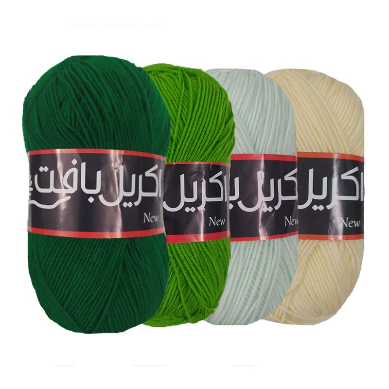 کاموا اکریل بافت مدل A-1591 بسته 4 عددی