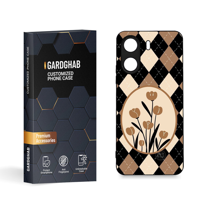 کاور گارد قاب مدل گل مناسب برای گوشی موبایل شیائومی Redmi 13C 4G / Poco C65