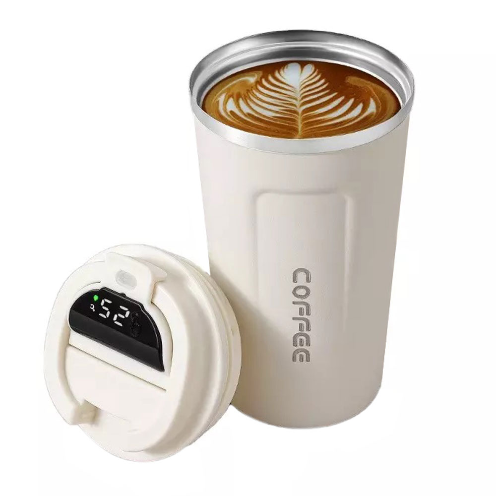 ماگ سفری مدل هوشمند Coffee 1002 گنجایش 0.51 لیتر