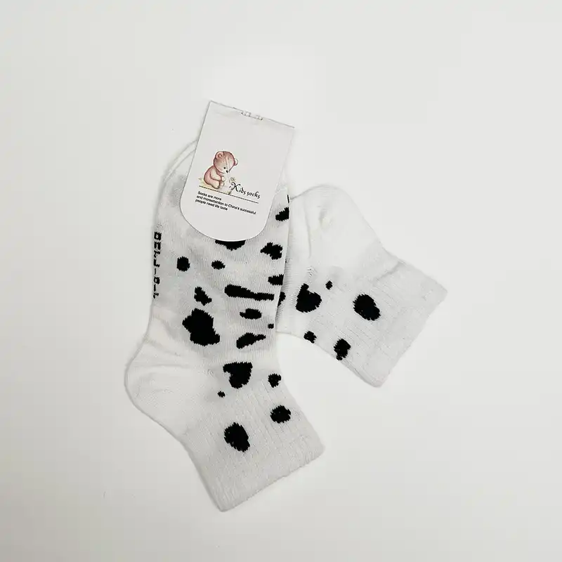 جوراب ساق کوتاه بچگانه مدل sk2011 بسته دو عددی