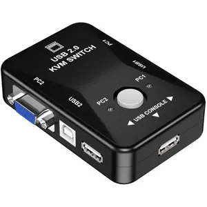 سوییچ KVM دو پورت USB پی نت مدل manual
