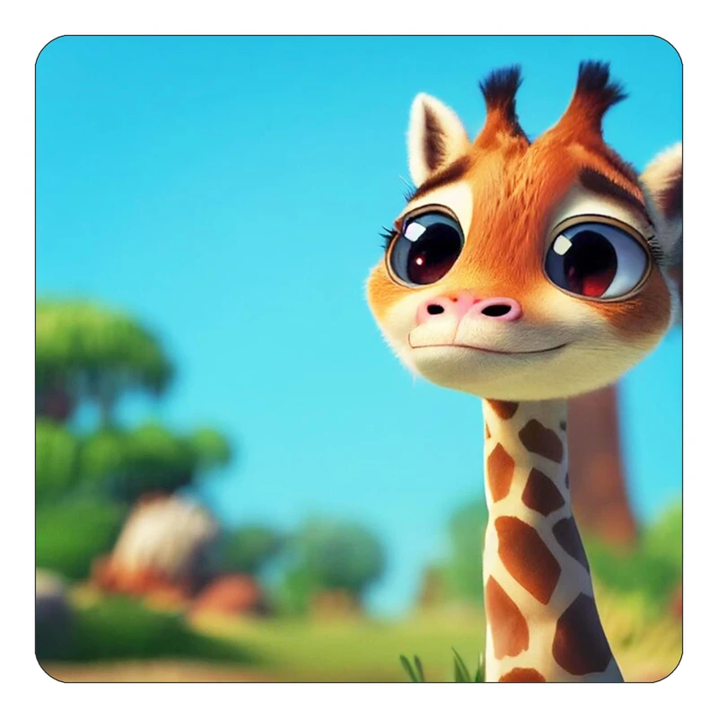 مگنت کاکتی طرح حیوانات کارتونی مدل mp27889