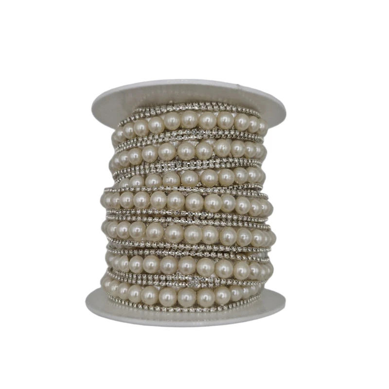 نوار یراق مدل مرواریدی کد1305 طول 5 متر