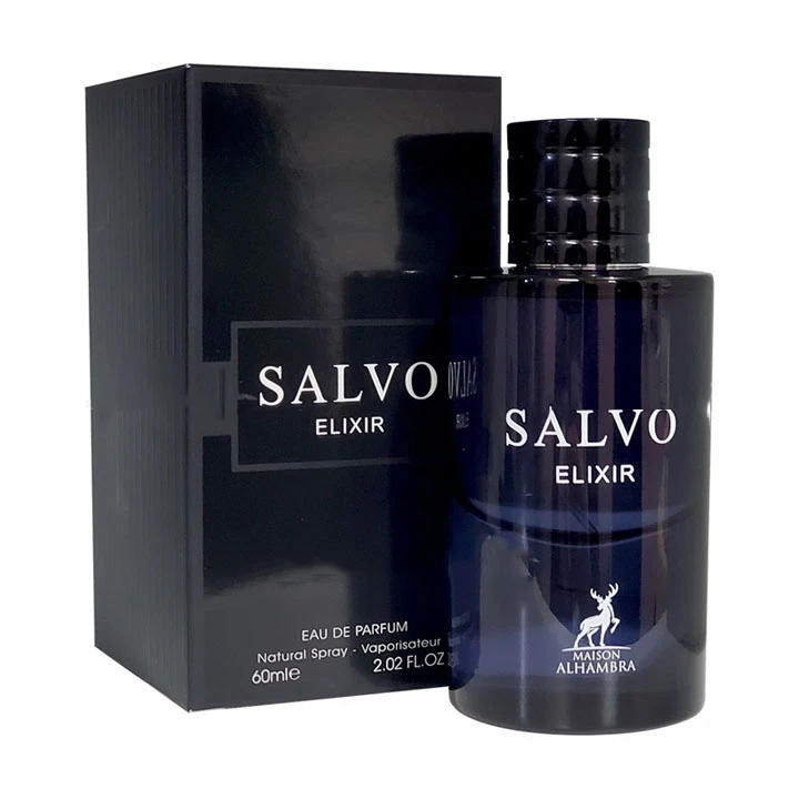 ادو پرفیوم مردانه الحمبرا مدل SALVO با رایحه تلخ حجم 60 میلی لیتر
