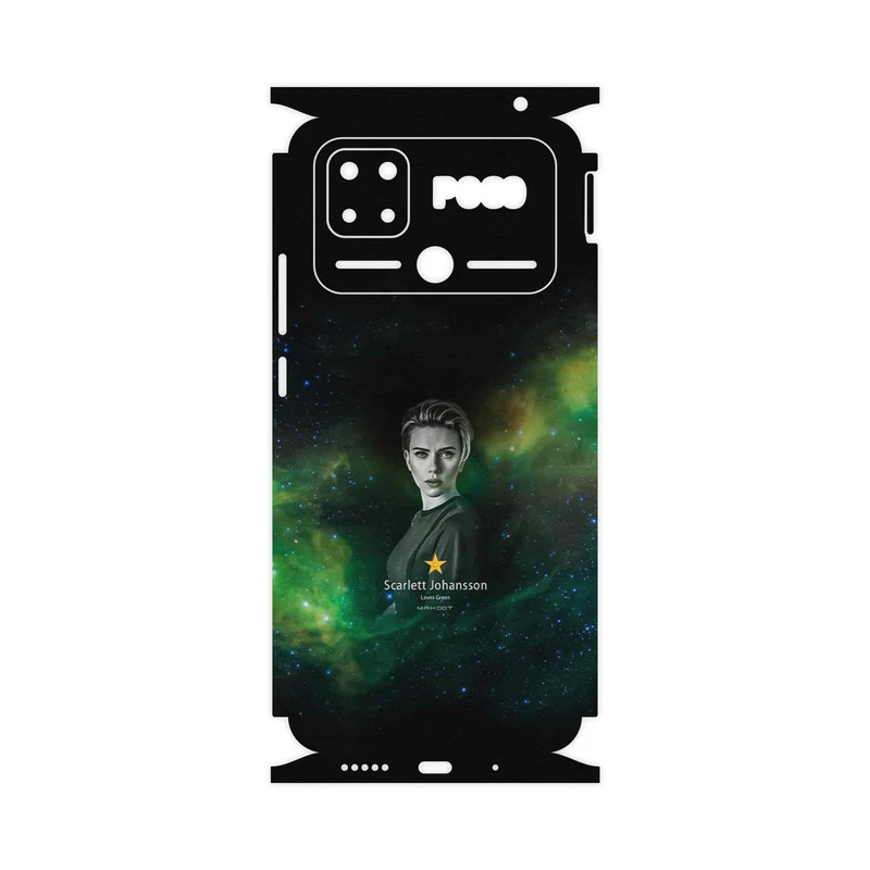 برچسب پوششی ماهوت مدل Scarlett Johansson-FullSkin مناسب برای گوشی موبایل شیائومی Poco C40
