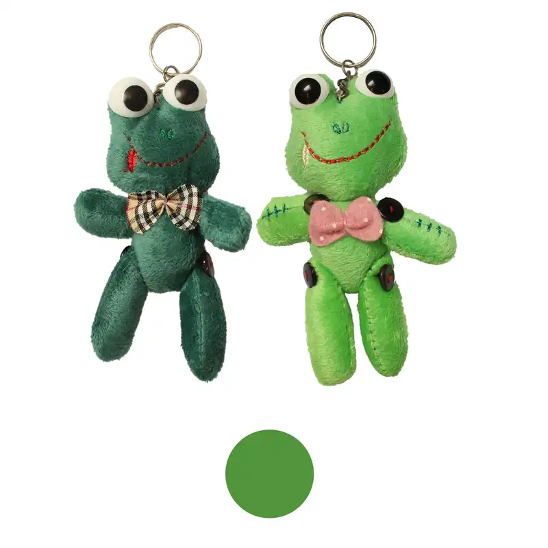 جاکلیدی مدل قورباغه دکمه‌ای دوقلو بسته 2 عددی