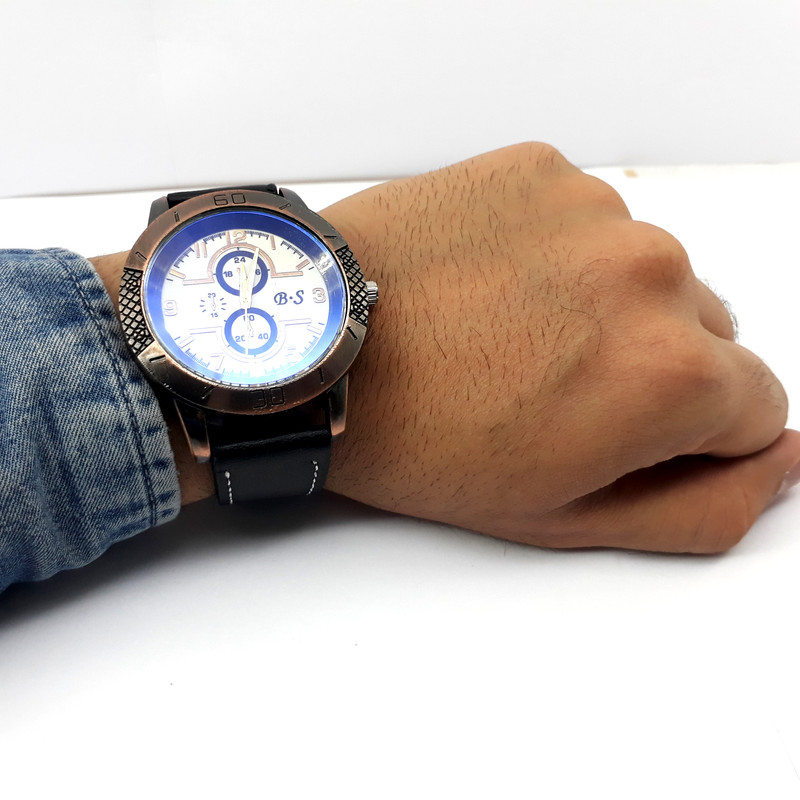 ساعت مچی عقربه‌ای مردانه بی اس کد ROS-SFID-B1