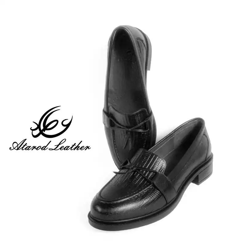 کفش زنانه چرم عطارد مدل چرم طبیعی کد SH150