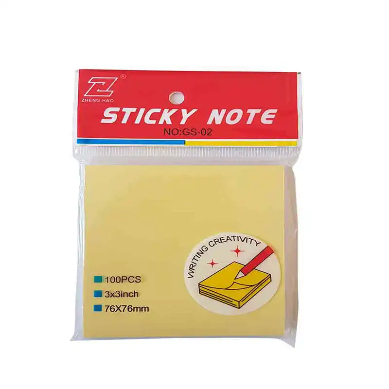 کاغذ یادداشت چسب دار ژینگ هوا مدل GS-02