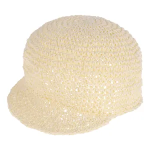 کلاه آفتابگیر زنانه وون مدل S-02 رنگ شیری