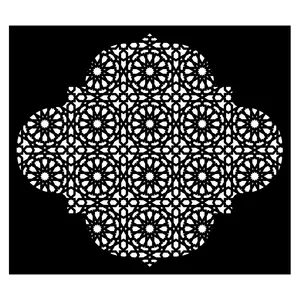 شابلون مدل گره چینی کد SP607-2