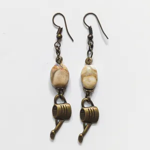 گوشواره زنانه مدل باغچه مادربزرگ