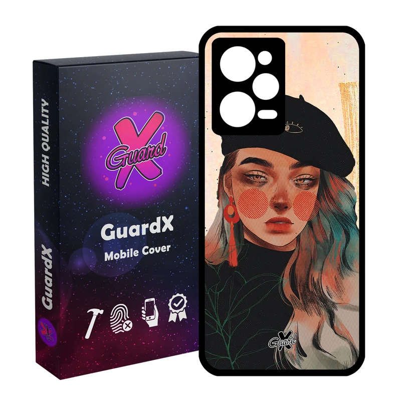 کاور گارد ایکس طرح Girl مدل Glass10321 مناسب برای گوشی موبایل شیائومی Redmi Note 12 Pro 5G/Poco X5 Pro 5G/Note 12 Pro Pro speed