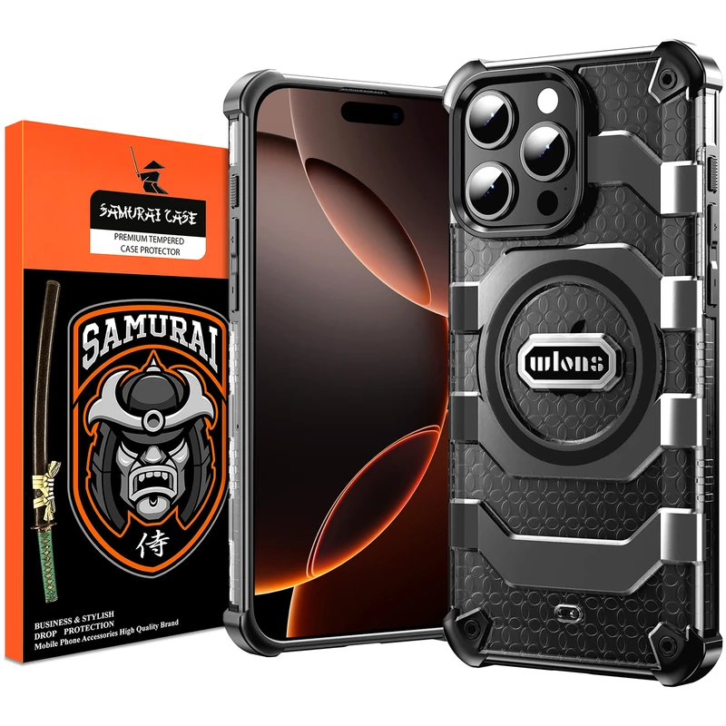 کاور سامورایی مدل Wlons Magsafe مناسب برای گوشی موبایل اپل iPhone 16 Pro 