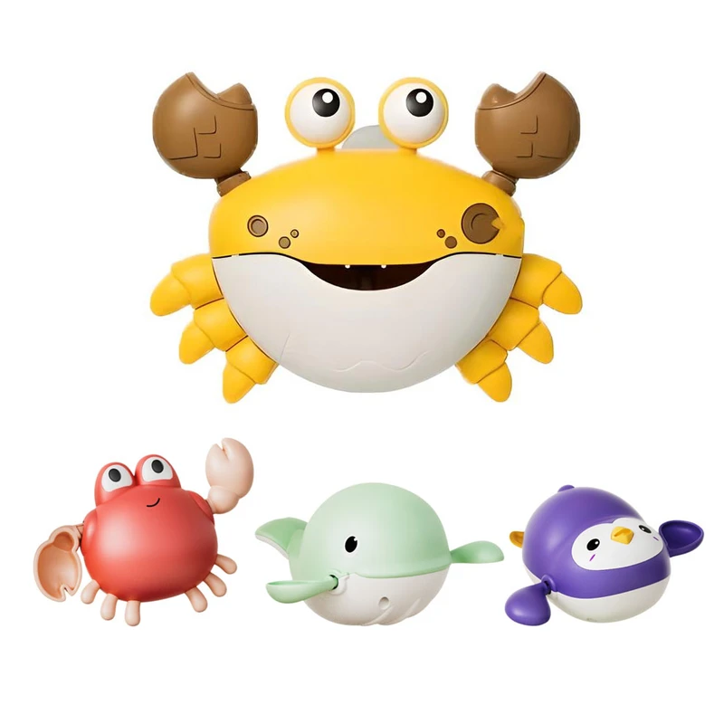 اسباب بازی حمام توماما کیدز مدل TM371-A طرح خرچنگ بسته چهار عددی